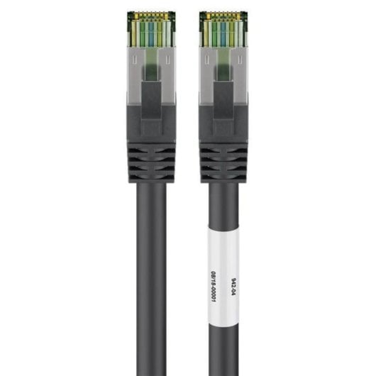 Cable de red Goobay 66722 2 m Cat8.1 S/FTP Negro