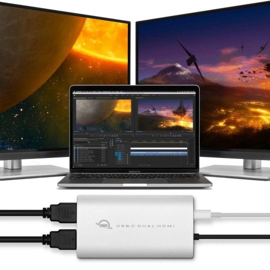 Adaptador OWC Thunderbolt 3 a Doble HDMI 4K