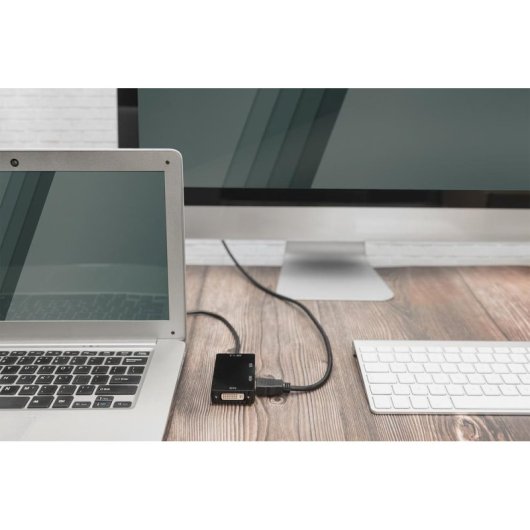 DisplayPort 3-in-1-Adapter Digitus 0,2 m zu HDMI, DVI und VGA