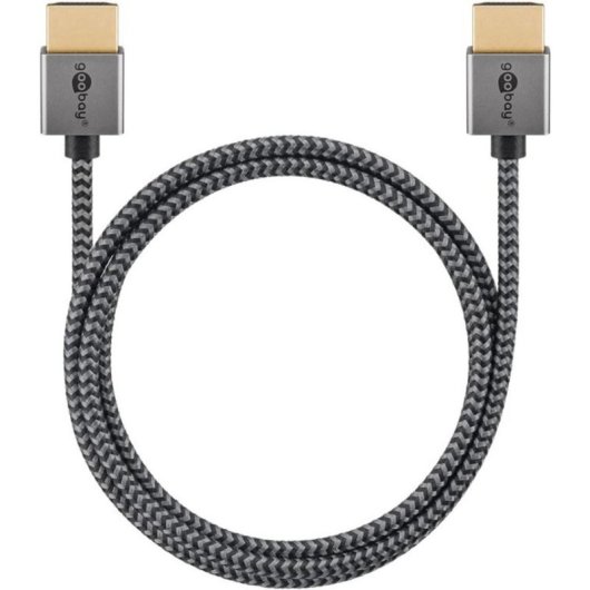 Cable HDMI Goobay 75754 3 m 4K 60 Hz 18 Gbit/s Gris