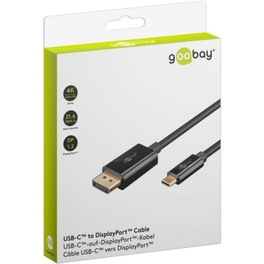 Cavo adattatore USB-C a DisplayPort Goobay 1 m 4K 60 Hz