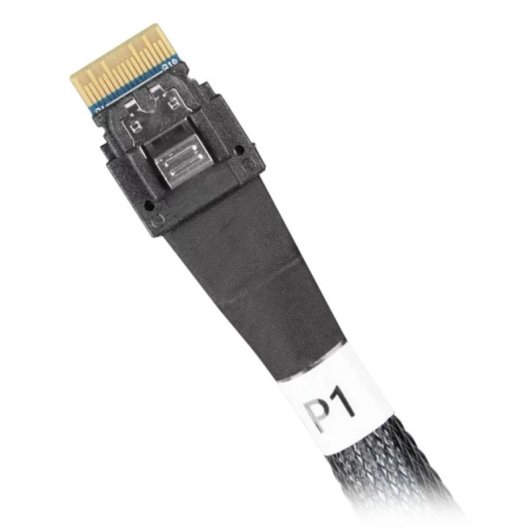 Cable Icy Dock MB310L-B MCIO 8i a 2x SlimSAS 4i 0,5 m