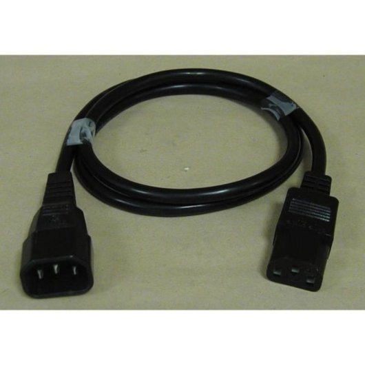 Cavo di estensione Goobay 2 m IEC C14 a IEC C13 nero