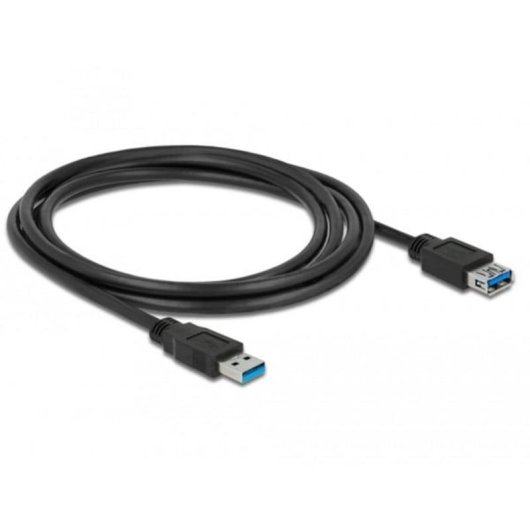 USB-Verlängerungskabel DeLOCK 85056 2 m USB 3.2 Gen 1 Schwarz