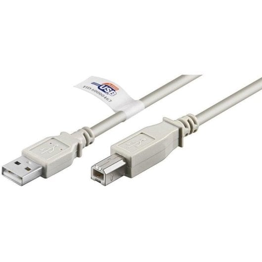 Cable USB Goobay 50833 5 m USB 2.0 A Macho a B Macho Gris
