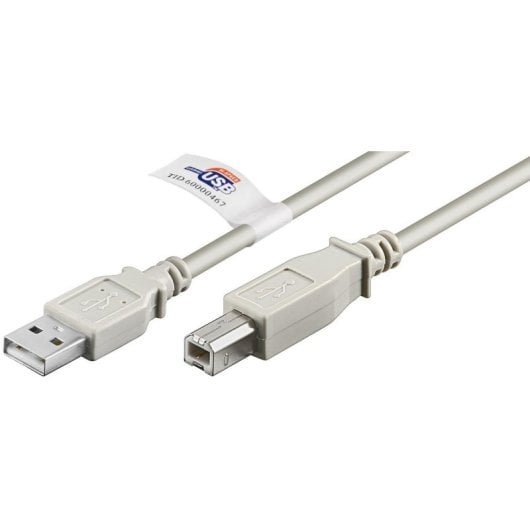 Cable USB Goobay 50833 5 m USB 2.0 A Macho a B Macho Gris
