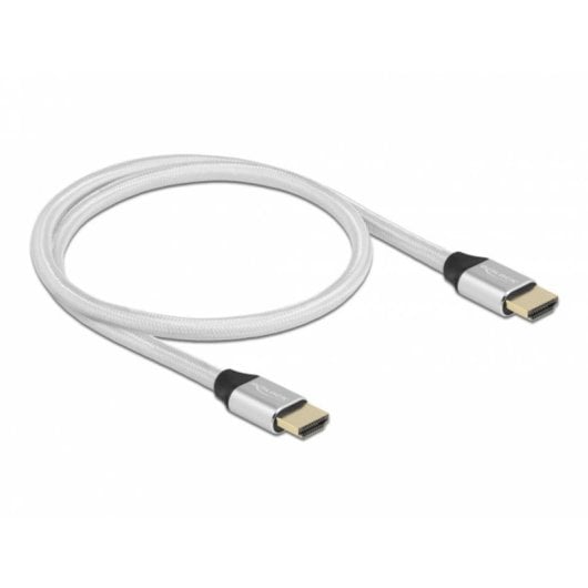 HDMI-Kabel Delock Ultra High Speed 48 Gbps 8K 60 Hz 0,5 m Silber