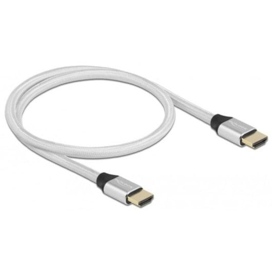 HDMI-Kabel Delock Ultra High Speed 48 Gbps 8K 60 Hz 0,5 m Silber