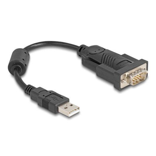 Adaptador USB 2.0 para Série DeLOCK 64276 Preto 0,25 m