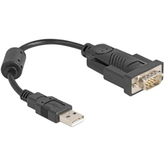 Adaptador USB 2.0 para Série DeLOCK 64276 Preto 0,25 m