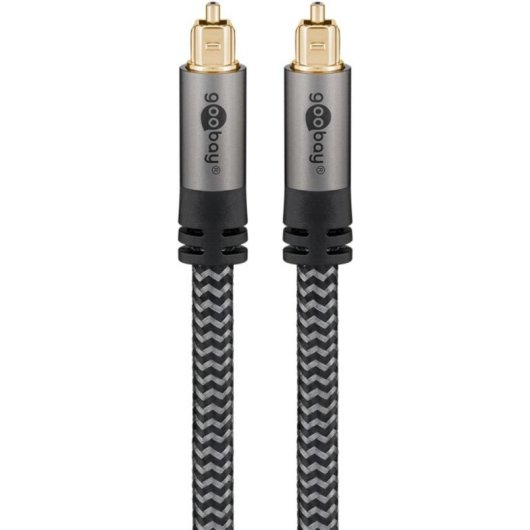 Kabel Toslink Goobay 65306 3 m Schwarz/Silber