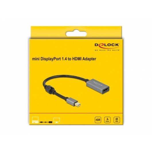 Adattatore DeLOCK mini DisplayPort 1.4 a HDMI 4K 60 Hz HDR