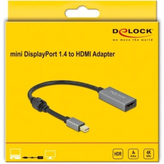 Adattatore DeLOCK mini DisplayPort 1.4 a HDMI 4K 60 Hz HDR