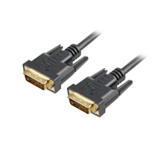 Cable DVI-D Sharkoon 1 m Negro Macho a Macho
