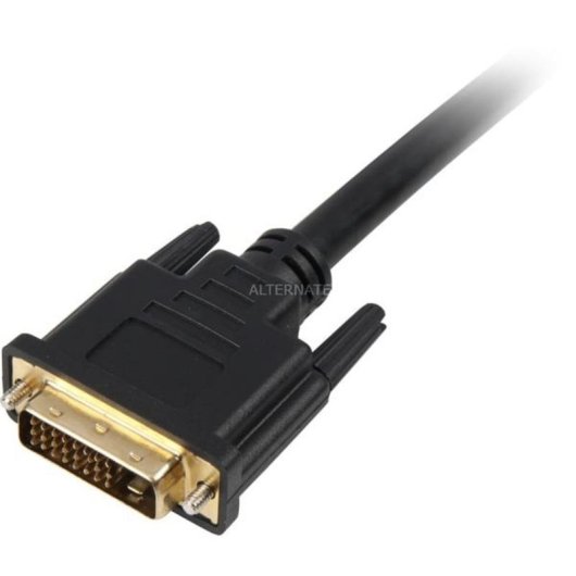 Cable DVI-D Sharkoon 1 m Negro Macho a Macho