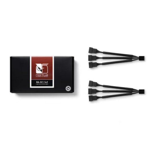 Adaptateur de câble Noctua NA-SC1 SX2, 4-pin PWM, 2 pièces