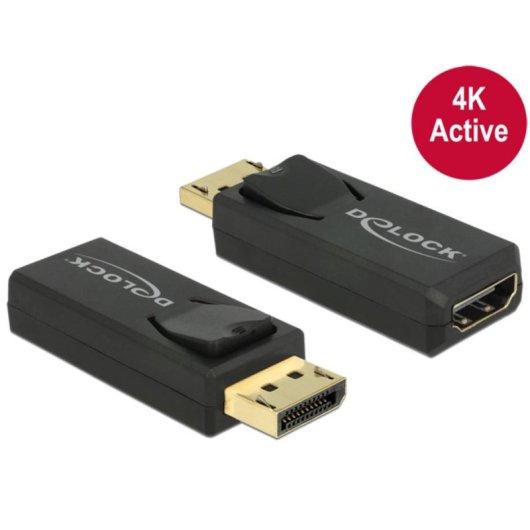 Adattatore DisplayPort 1.2 a HDMI 4K Ultra-HD DeLOCK Nero