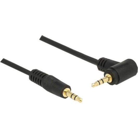 Cavo audio DeLOCK maschio a maschio 3,5 mm 5 m nero contatti dorati
