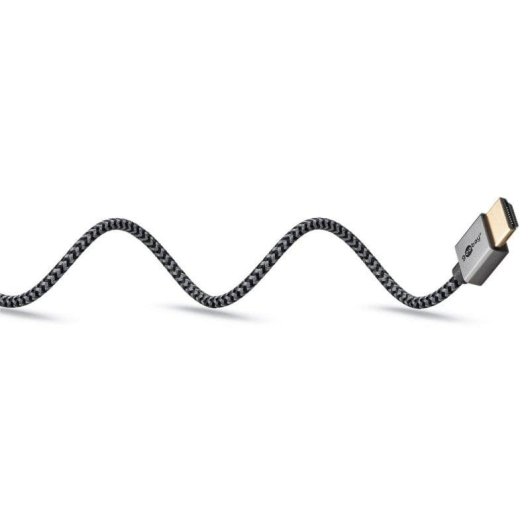 Cable HDMI Goobay 75758 2 m HDMI 2.1 Gris