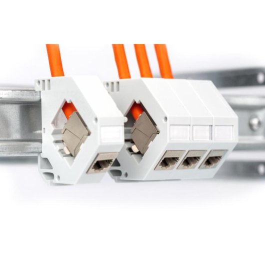 Cable de red CAT 7 S/FTP Digitus 100 m naranja 1200 MHz