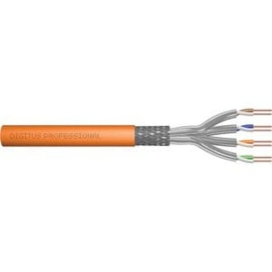 Cable de red CAT 7 S/FTP Digitus 100 m naranja 1200 MHz