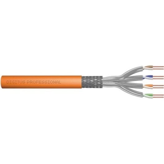 Cable de red CAT 7 S/FTP Digitus 100 m naranja 1200 MHz