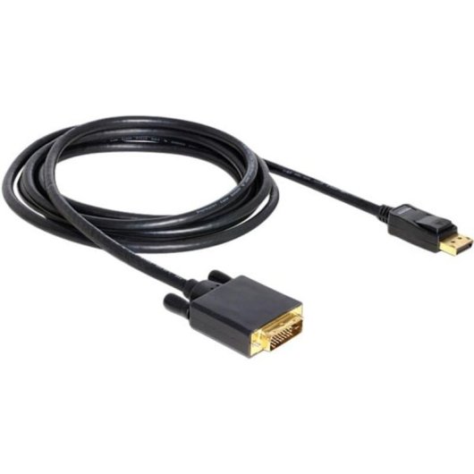 Cable DeLOCK DisplayPort a DVI-D 3 m Negro Macho/Macho