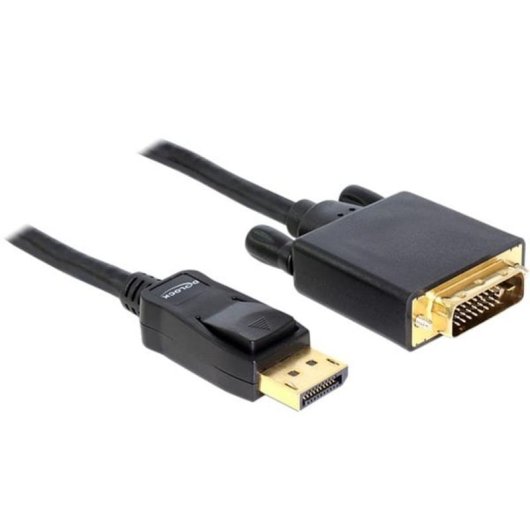 Cable DeLOCK DisplayPort a DVI-D 3 m Negro Macho/Macho