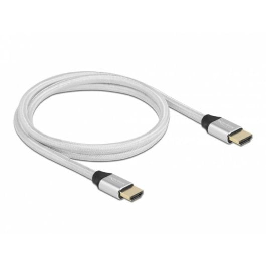 HDMI-Kabel Delock 48 Gbps 8K 60 Hz 1 m Silber