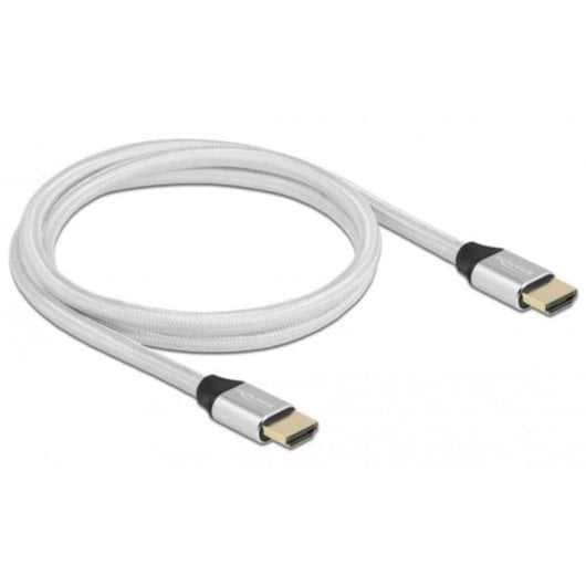 HDMI-Kabel Delock 48 Gbps 8K 60 Hz 1 m Silber