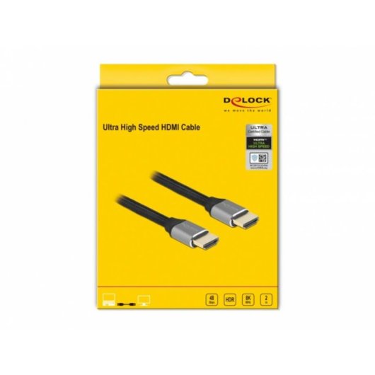 HDMI-Kabel DeLOCK 48 Gbps 8K 60 Hz 2 m