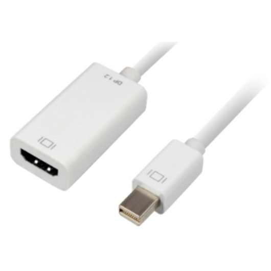 Adapter Mini DisplayPort zu HDMI Sharkoon 0,15 m Weiß