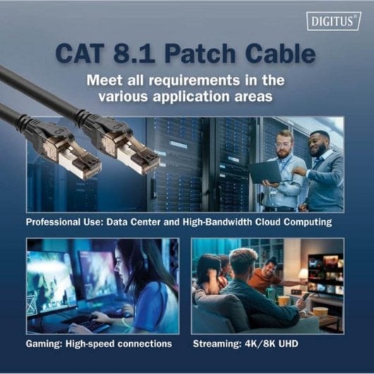 Cable de red Digitus CAT 8.1 S/FTP 1 m