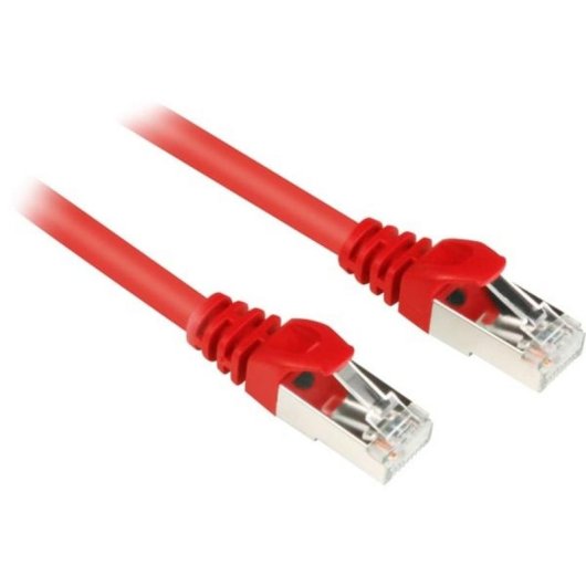 Cable de red Sharkoon Cat6 S/FTP 1 m Gris