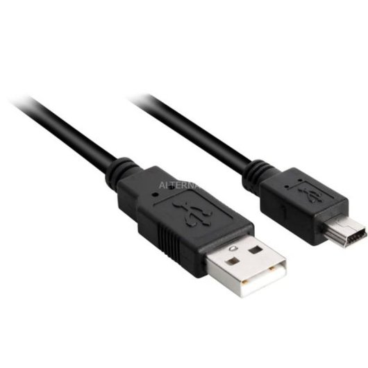 Cable USB Sharkoon 3 m USB 2.0 A a Mini-USB B Preto