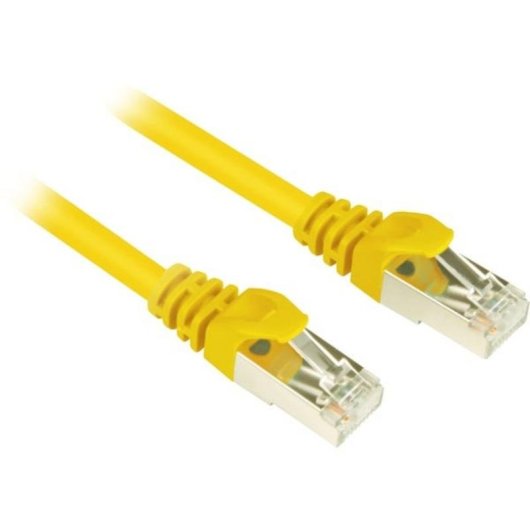 Cabo de rede Sharkoon 1 m Cat6 S/FTP Amarelo
