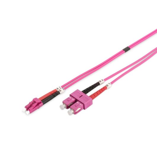 Cable de fibra óptica multimodo Digitus LC a SC OM4 5 m