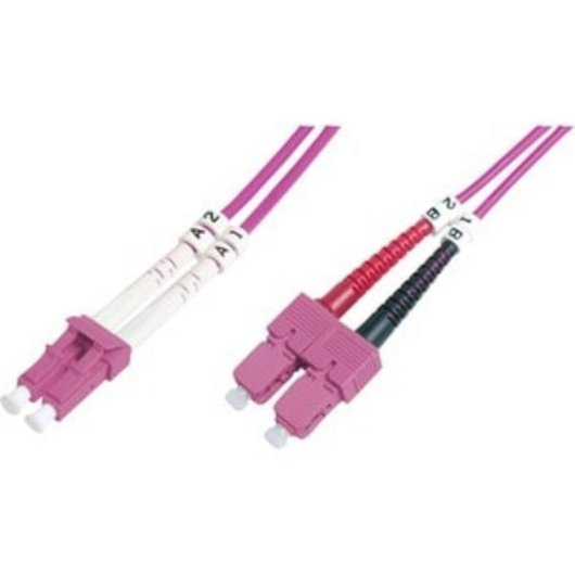 Cable de fibra óptica multimodo Digitus LC a SC OM4 5 m
