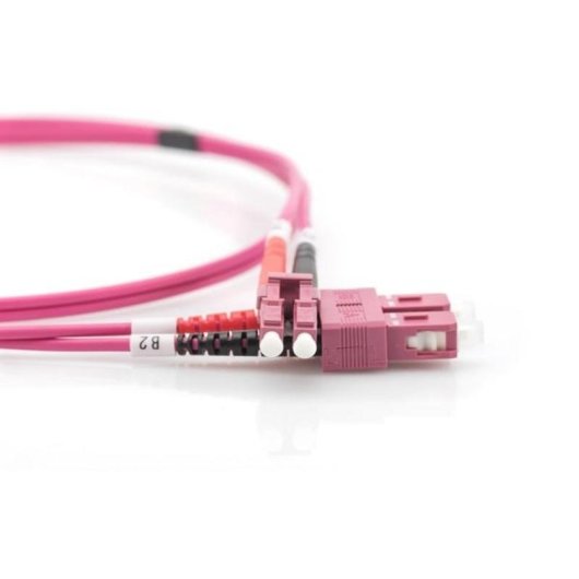 Cable de fibra óptica multimodo Digitus OM4 LC a SC de 10 m