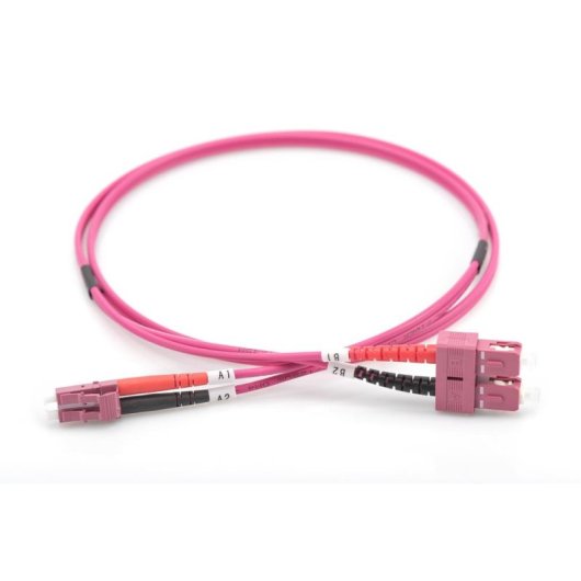 Cable de fibra óptica multimodo Digitus OM4 LC a SC de 10 m