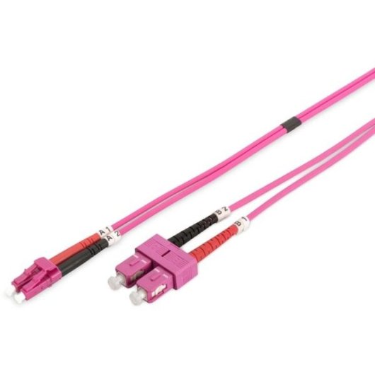 Cable de fibra óptica multimodo Digitus OM4 LC a SC de 10 m