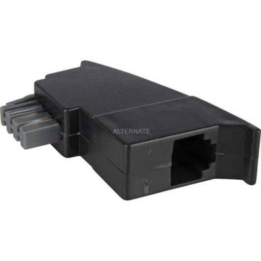 Adaptateur TAE-N vers RJ-11/RJ-14 Goobay Noir