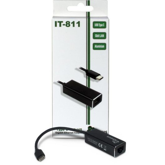 Adaptador de rede USB 3.0 para Gigabit Ethernet Inter-Tech ARGUS IT-811