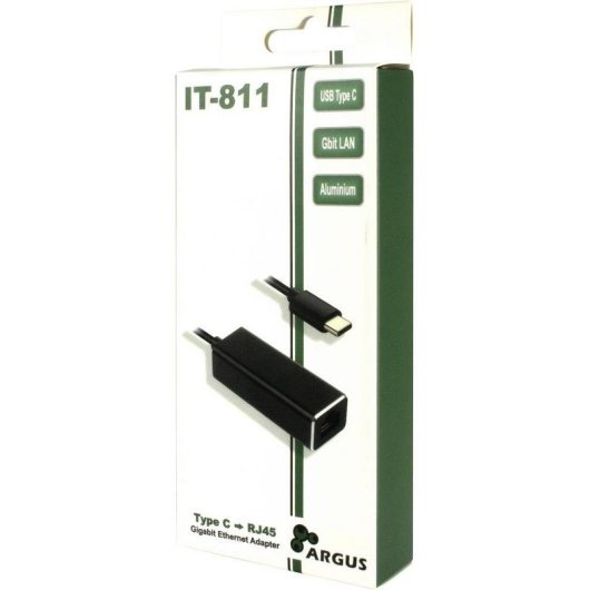 Adaptador de rede USB 3.0 para Gigabit Ethernet Inter-Tech ARGUS IT-811