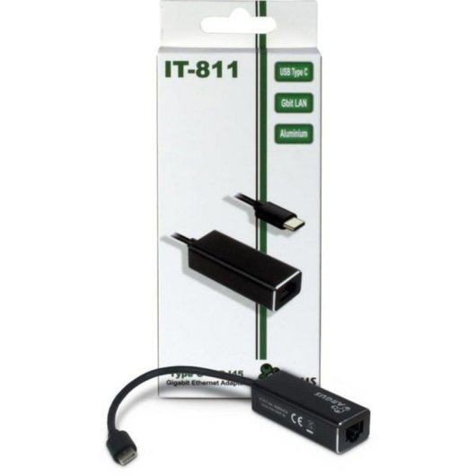 Adaptador de rede USB 3.0 para Gigabit Ethernet Inter-Tech ARGUS IT-811
