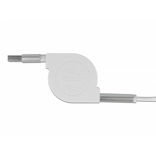 Câble USB DeLOCK 85850 0,98 m USB 2.0 Argent Blanc