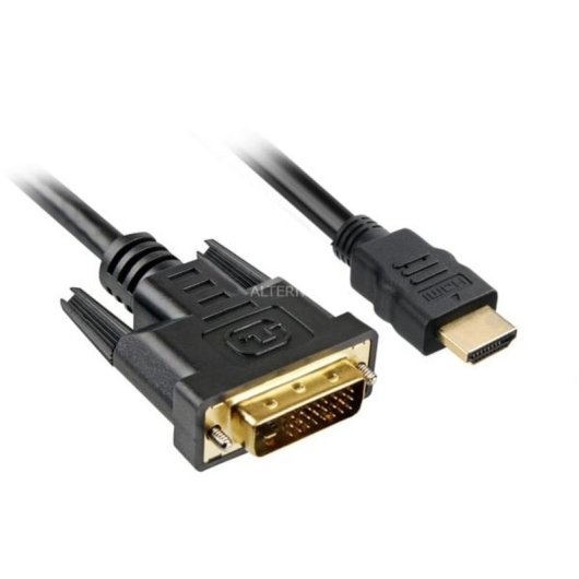 Adaptador de vídeo 3 m HDMI para DVI-D Preto Sharkoon