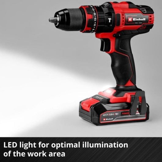 Trapano Einhell TE-CD 18/44 Li-i 18V 2,5 Ah Li-Ion Senza Chiave