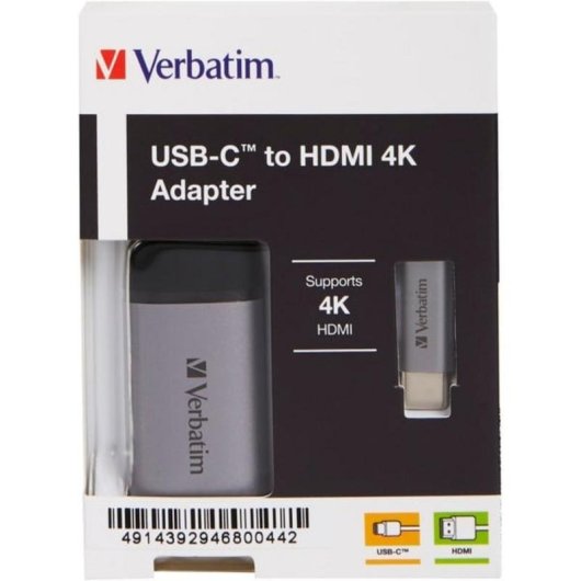 Adattatore video USB-C a HDMI 4K Verbatim 49143