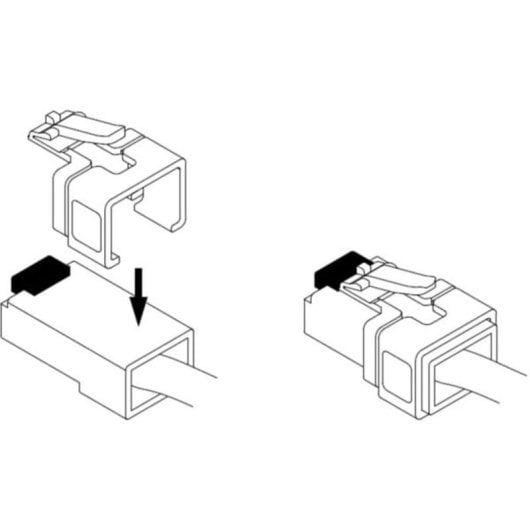 Abrazaderas para cable DeLOCK RJ45 Multicolor 16 piezas